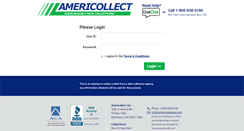 Desktop Screenshot of americollectpay.com